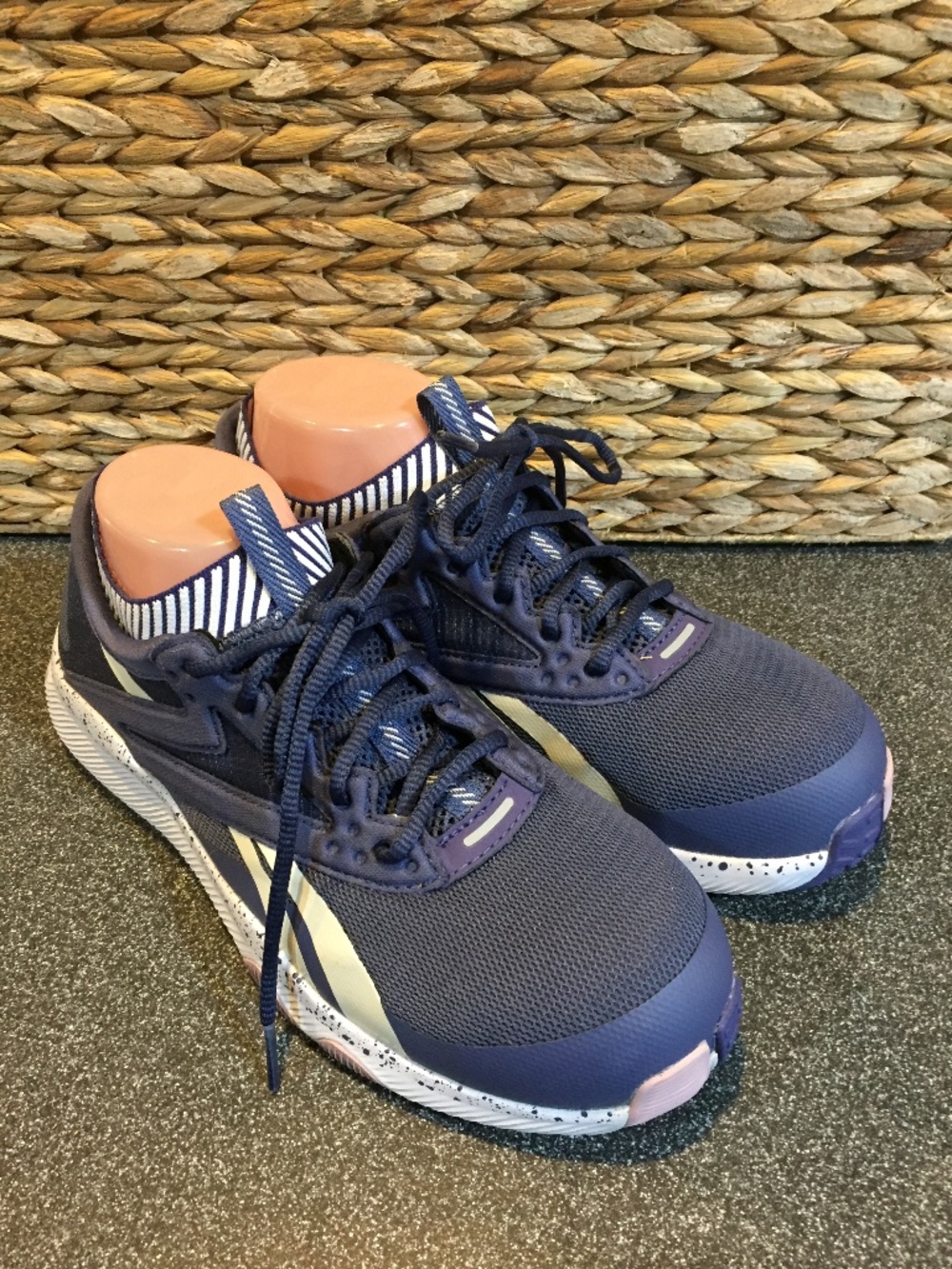 Reebok Women's ASTM F2413 Work Toe Navy Blue Sneakers